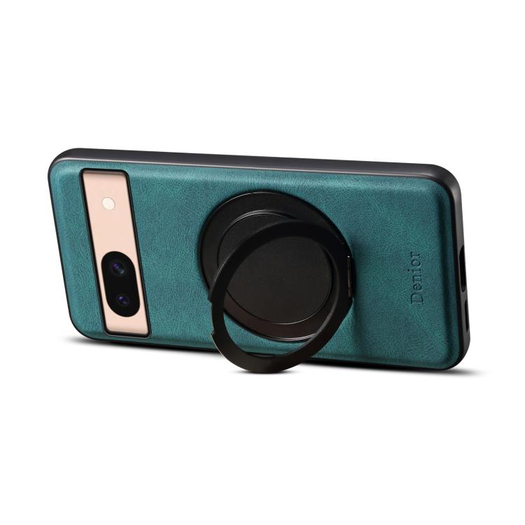 For Google Pixel 8a Denior A14 Skin Feel Rotating Holder MagSafe Phone Case(Blue) - free shipping - PMC TechLife - Order now!