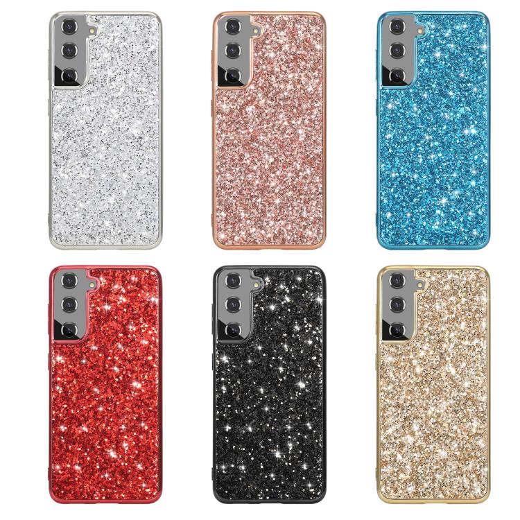 For Samsung Galaxy S25 5G Glitter Powder Shockproof TPU Phone Case(Gold) - Galaxy S25 5G Cases by PMC Jewellery | Online Shopping South Africa | PMC Jewellery | Buy Now Pay Later Mobicred