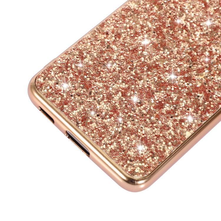 For Samsung Galaxy S25+ 5G Glitter Powder Shockproof TPU Phone Case(Black) - Galaxy S25+ 5G Cases by PMC Jewellery | Online Shopping South Africa | PMC Jewellery | Buy Now Pay Later Mobicred