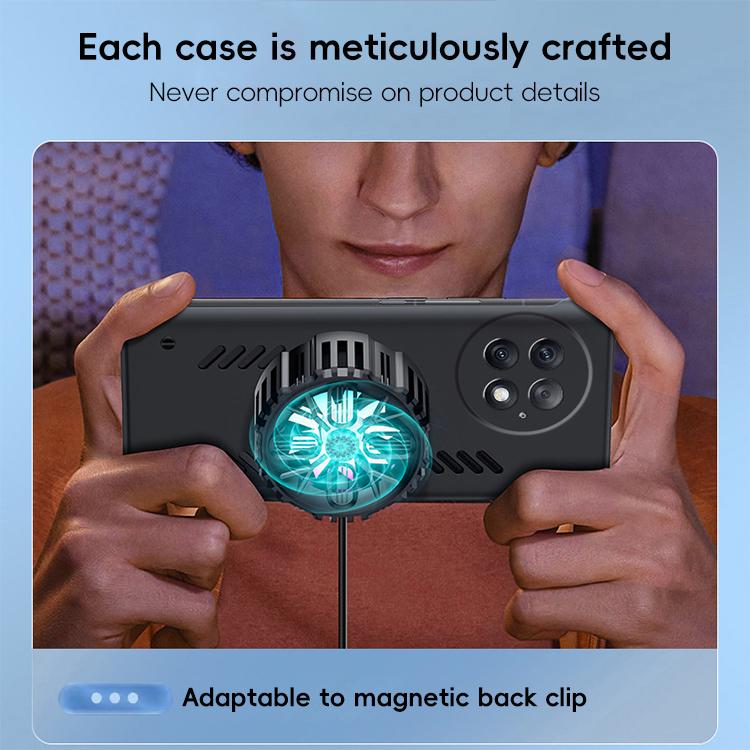 For OnePlus 13 All-inclusive Lens Frameless Graphene Cooling Phone Case(Orange) - free shipping - PMc TechLife - Order now!