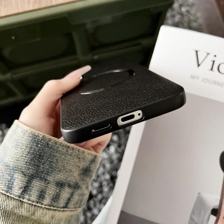 For Samsung Galaxy S25+ 5G CD Magsafe Magnetic Litchi Texture Phone Case(Khaki) - Galaxy S25+ 5G Cases by PMC TechLife | Online Shopping South Africa | PMC TechLife | Buy Now Pay Later Mobicred