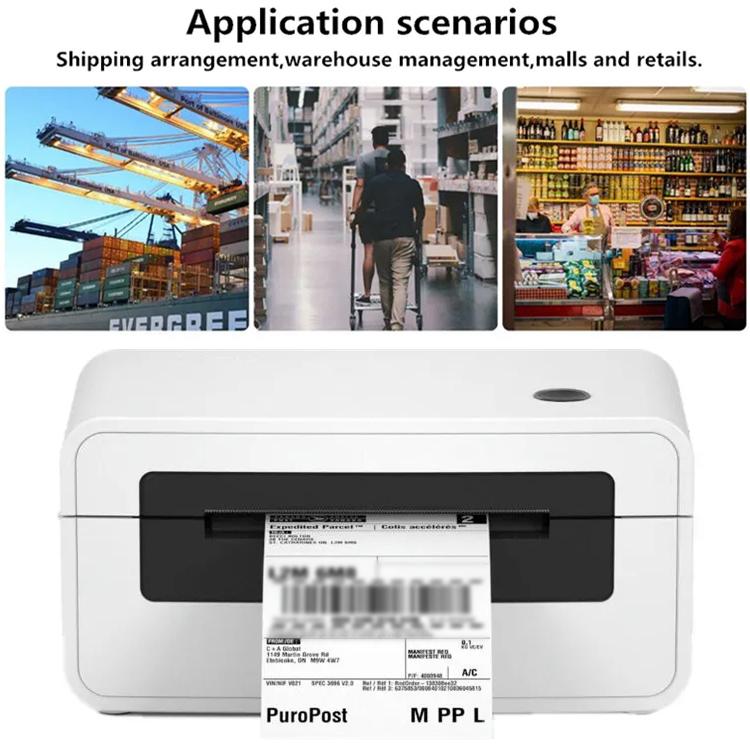 HPRT N41 Computer Version Express Electronic Waybill Printer, Plug:EU Plug(White) - Receipt Printers by PMC TechLife | Online Shopping South Africa | PMC TechLife | Buy Now Pay Later Mobicred