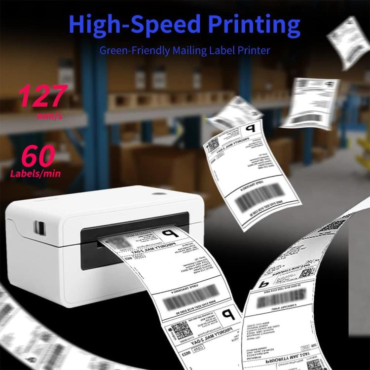 HPRT N41 Computer Version Express Electronic Waybill Printer, Plug:UK Plug(White) - Printer by PMC TechLife | Online Shopping South Africa | PMC TechLife | Buy Now Pay Later Mobicred