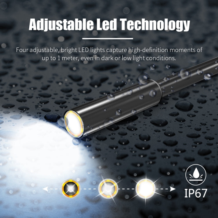 5.5mm 1080P IP68 Water-resistant 4.3 inch Screen Single Camera Digital Endoscope, Line Length:2m -  by PMC Jewellery | Online Shopping South Africa | PMC Jewellery | Buy Now Pay Later Mobicred