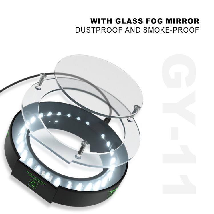 Mijing GY-11 Dust-proof and Smoke-proof Microscope Assisted Touch Ring Light Source - free shipping - PMC TechLife - Order now!