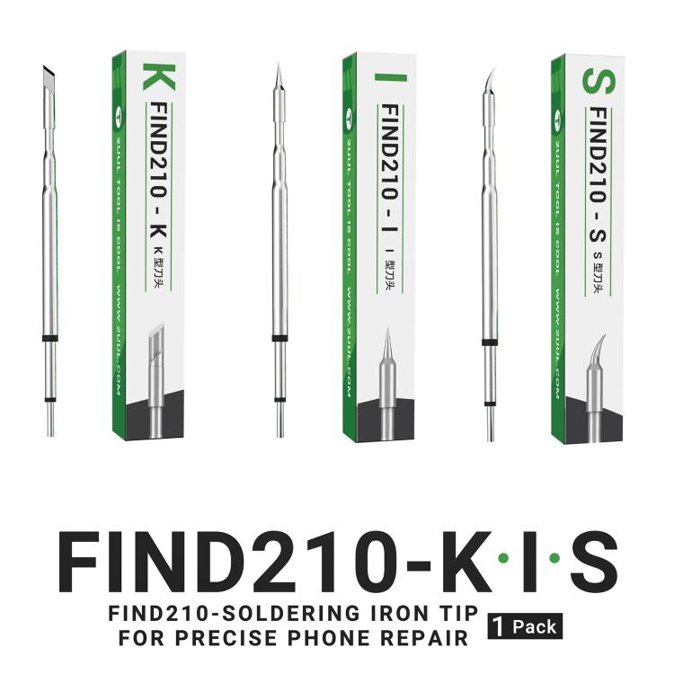 2uul Soldering Iron Tips for Most C210 Soldering Station, Model:FD13 I - Soldering Iron Tip by 2UUL | Online Shopping South Africa | PMc TechLife | Buy Now Pay Later Mobicred