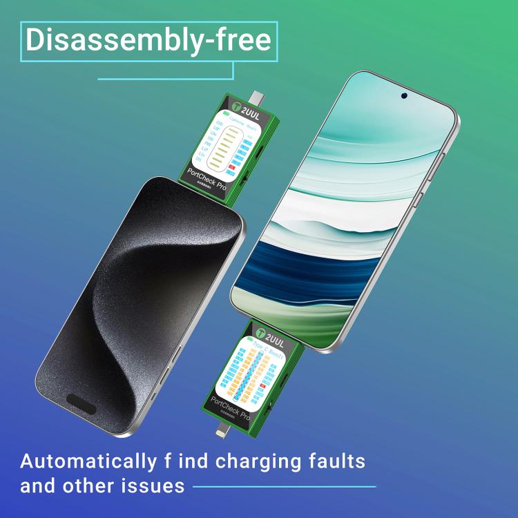 2uul PW31 PortCheck Pro 5V / 2A Type-C / Lighting Interface Automatic Tail Plug Detector - free shipping - PMC TechLife - Order now!