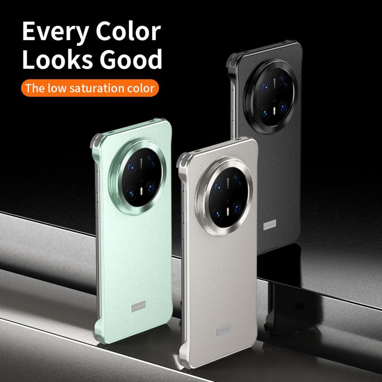 For Huawei Mate 70 Micro Frosted Metal Phone Case(Green) - Huawei Cases by PMC TechLife | Online Shopping South Africa | PMC TechLife | Buy Now Pay Later Mobicred