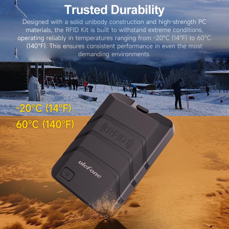 Ulefone Bluetooth 5.2 Portable UHF RFID Tag Reader(Black) - free shipping - PMC TechLife - Order now!