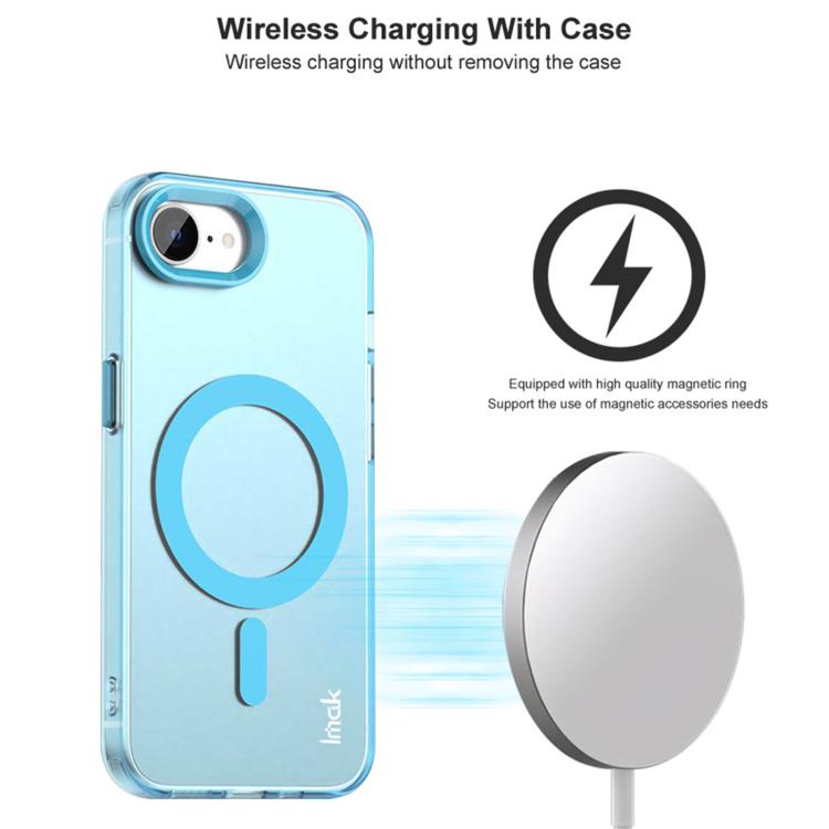 For iPhone 16e IMAK Candy Series Shockproof MagSafe Phone Case(White) - iPhone 16e Cases by imak | Online Shopping South Africa | PMC TechLife | Buy Now Pay Later Mobicred