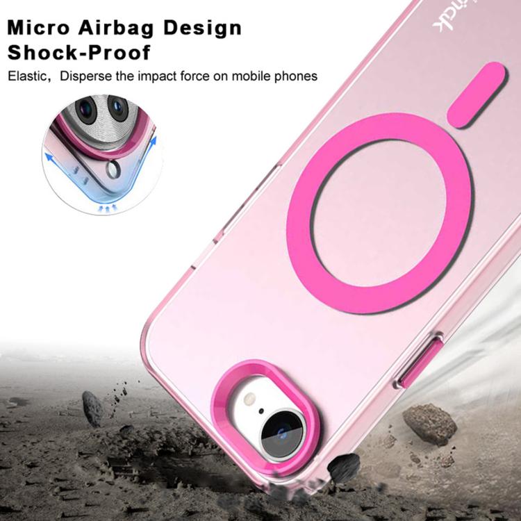 For iPhone 16e IMAK Candy Series Shockproof MagSafe Phone Case(White) - iPhone 16e Cases by imak | Online Shopping South Africa | PMC TechLife | Buy Now Pay Later Mobicred