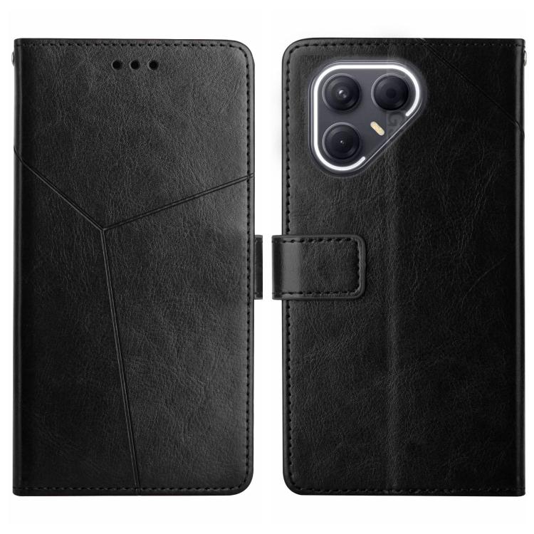 For Tecno Pova 7 5G Y-shaped Pattern Flip Leather Phone Case(Black) - free shipping - PMC TechLife - Order now!
