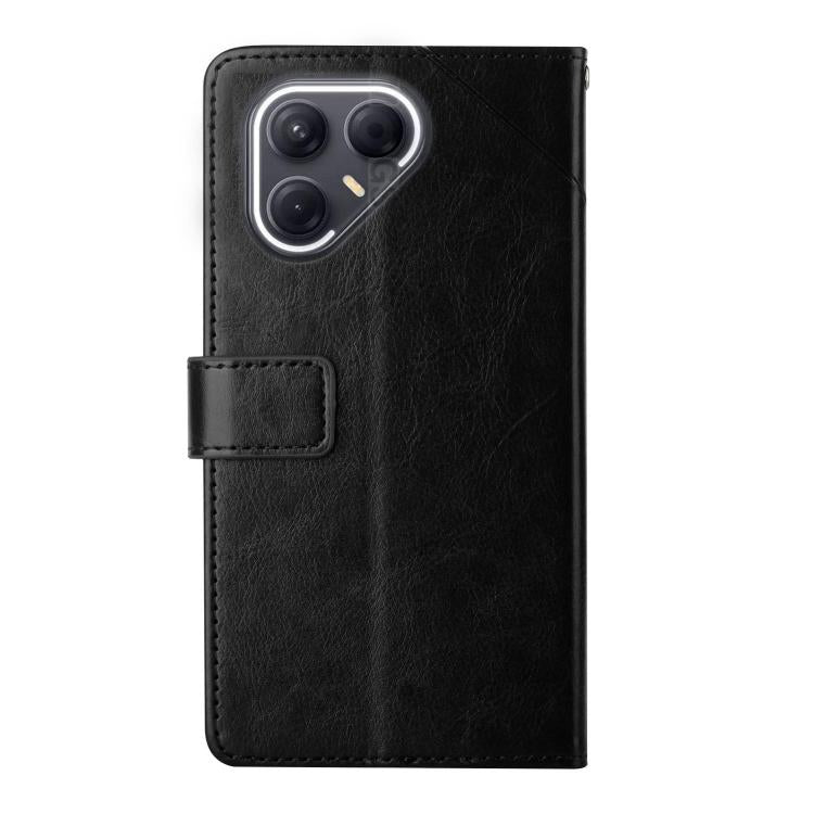 For Tecno Pova 7 5G Y-shaped Pattern Flip Leather Phone Case(Black) - free shipping - PMC TechLife - Order now!