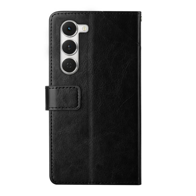 For Tecno Spark 40 Pro 4G Y-shaped Pattern Flip Leather Phone Case(Black) - free shipping - PMC TechLife - Order now!