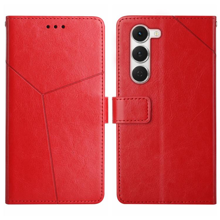 For Tecno Spark 40 Pro 4G Y-shaped Pattern Flip Leather Phone Case(Red) - free shipping - PMC TechLife - Order now!