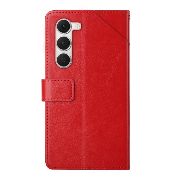 For Tecno Spark 40 Pro 4G Y-shaped Pattern Flip Leather Phone Case(Red) - free shipping - PMC TechLife - Order now!