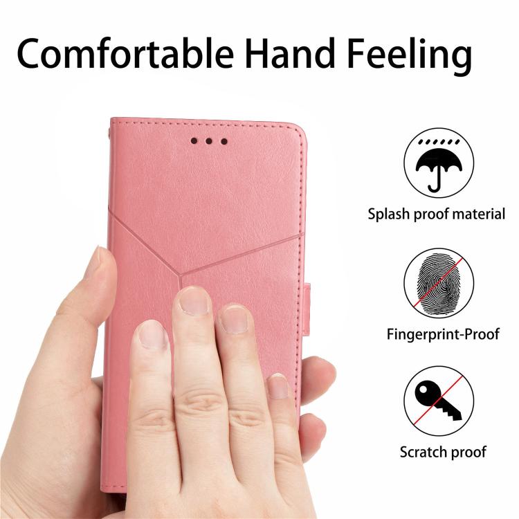 For Tecno Spark 40 Pro+ 4G Y-shaped Pattern Flip Leather Phone Case(Pink) - free shipping - PMC TechLife - Order now!