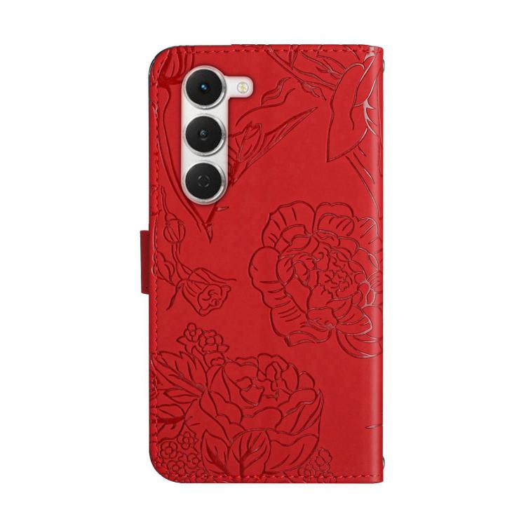 For Tecno Spark 40 Pro 4G Skin Feel Butterfly Embossed Flip Leather Phone Case(Red) - free shipping - PMC TechLife - Order now!