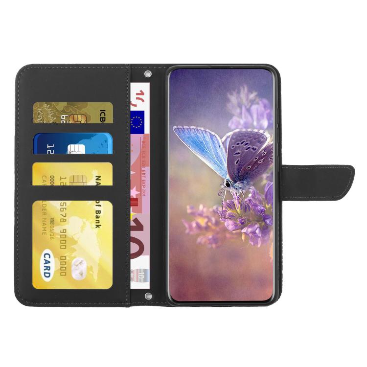 For Tecno Pova 7 4G Skin Feel Butterfly Embossed Flip Leather Phone Case(Black) - free shipping - PMC TechLife - Order now!