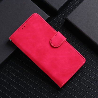 For Blackview BV5500 / BV5500 Pro / BV5500 Plus Solid Color Skin Feel Magnetic Buckle Horizontal Flip Calf Texture PU Leather Case with Holder & Card Slots & Wallet(Rose Red) - More Brand by PMC Jewellery | Online Shopping South Africa | PMC Jewellery