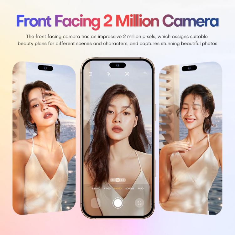 A88 / i16 Pro Max, 2GB+16GB, 6.6 inch Android 8.1 MTK6580A Quad Core, OTG, Network: 3G, Dual SIM, Plug:EU Plug(Titanium White) - free shipping - PMc TechLife - Order now!