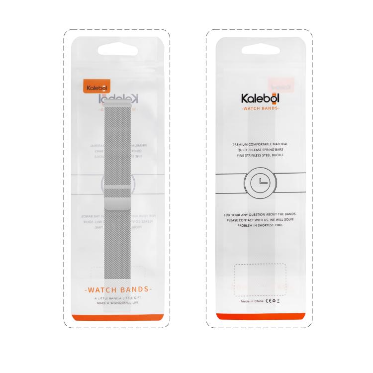 Kalebol 20mm Universal Loop Double Magnetic Buckle Milanese Strap(Graphite Grey) - free shipping - PMc TechLife - Order now!