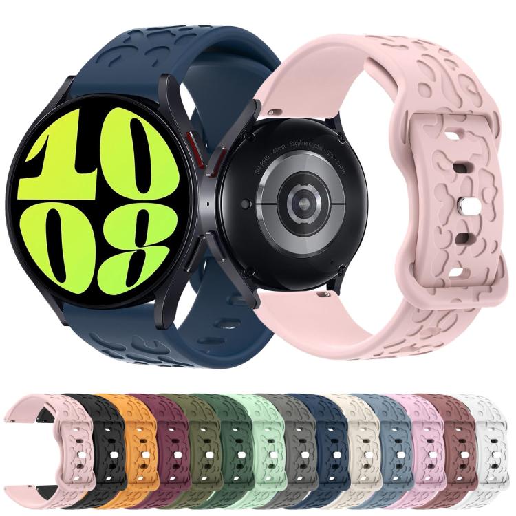 20mm Kalebol Leopard Print Butterfly Buckle Silicone Watch Band(Starlight) - free shipping - PMc TechLife - Order now!