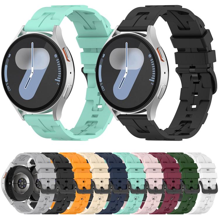 22mm Kalebol Solid Color Black Buckle Round Tail Silicone Watch Band(Yellow) - free shipping - PMc TechLife - Order now!
