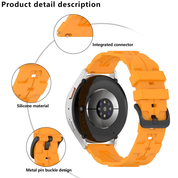 22mm Kalebol Solid Color Black Buckle Round Tail Silicone Watch Band(Grey) - free shipping - PMc TechLife - Order now!
