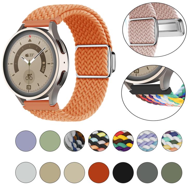 22mm Kalebol Nylon Braided Loop Magnetic Buckle Watch Band(Black) - free shipping - PMc TechLife - Order now!