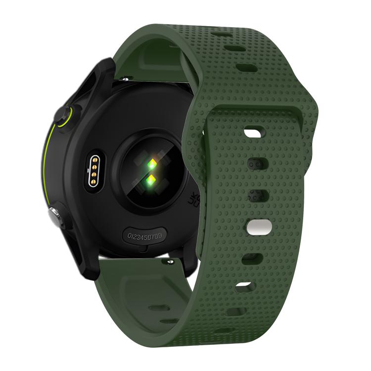 22mm Kalebol Dot Studded Buckle Silicone Watch Band(Army Green) - free shipping - PMc TechLife - Order now!
