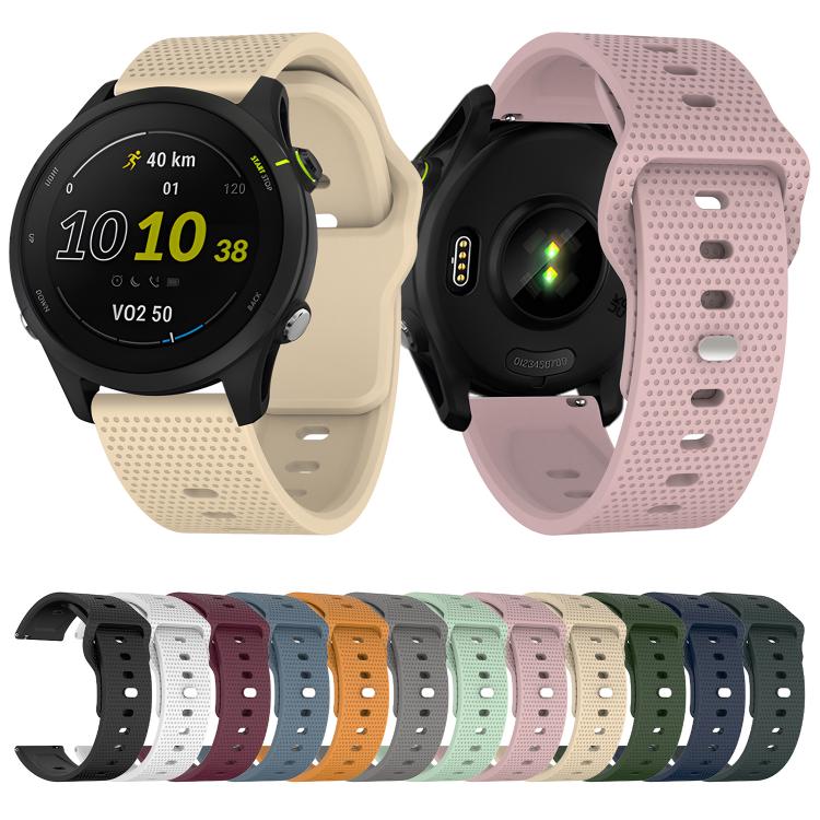 20mm Kalebol Dot Studded Buckle Silicone Watch Band(White) - 20mm Bands by Kalebol | Online Shopping South Africa | PMc TechLife | Buy Now Pay Later Mobicred