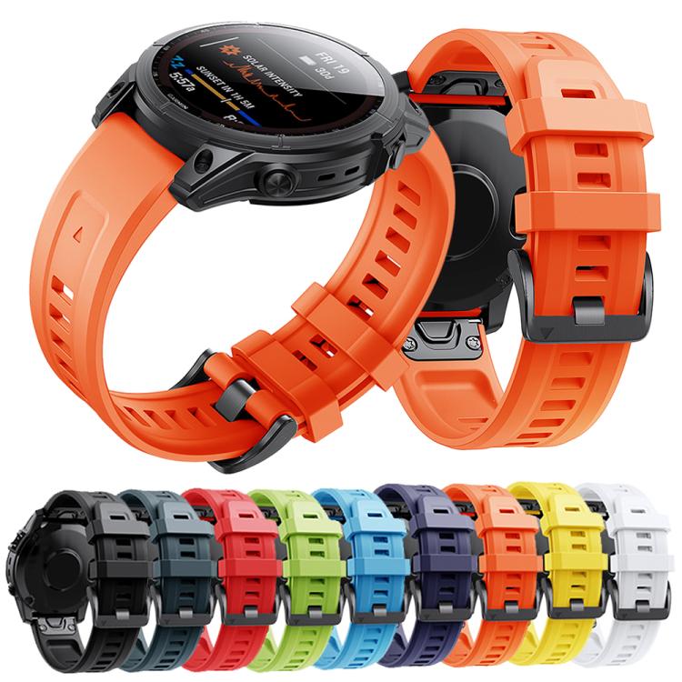 For Garmin QuickFit 20mm Kalebol Ladder Silicone Watch Band(Sky Blue) - free shipping - PMc TechLife - Order now!