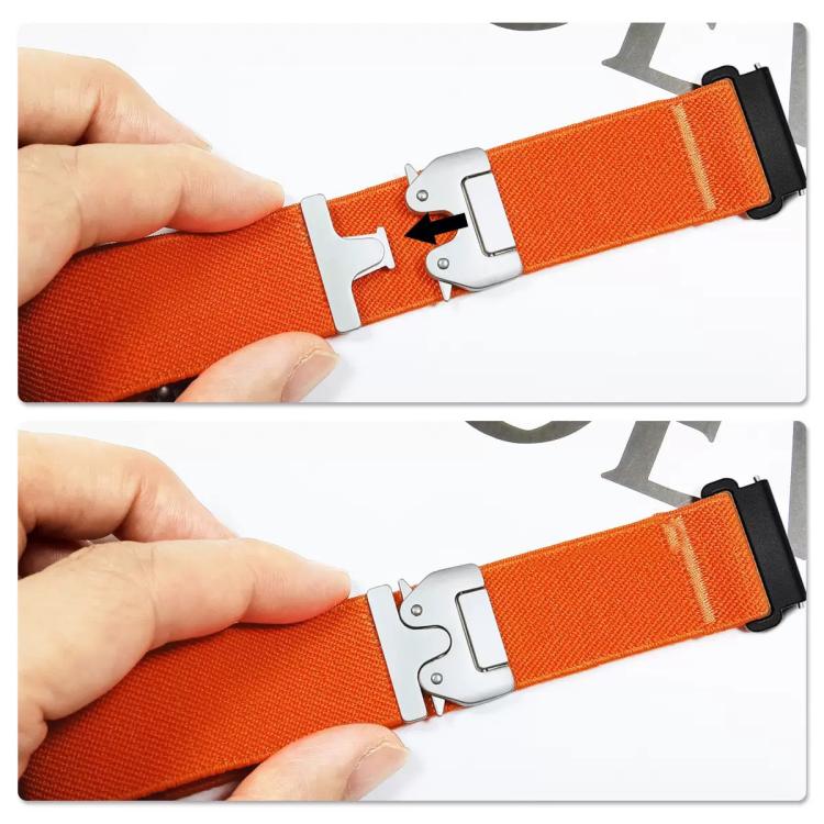 20mm Parachute Buckle Elastic Nylon Watch Band(Smoky Purple) - free shipping - PMc TechLife - Order now!
