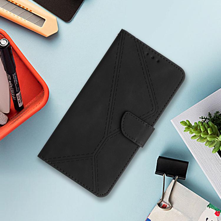 For Tecno Pova 7 5G Stitching Embossed Leather Phone Case(Black) - free shipping - PMC TechLife - Order now!