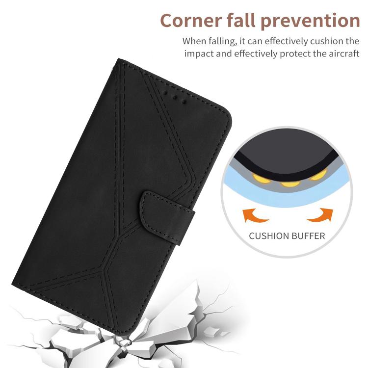 For Tecno Pova 7 5G Stitching Embossed Leather Phone Case(Black) - free shipping - PMC TechLife - Order now!
