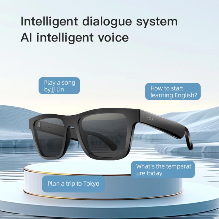 E10 Pro Smart Audio Bluetooth Glasses, Style: AI Translation(Black) - free shipping - PMC TechLife - Order now!