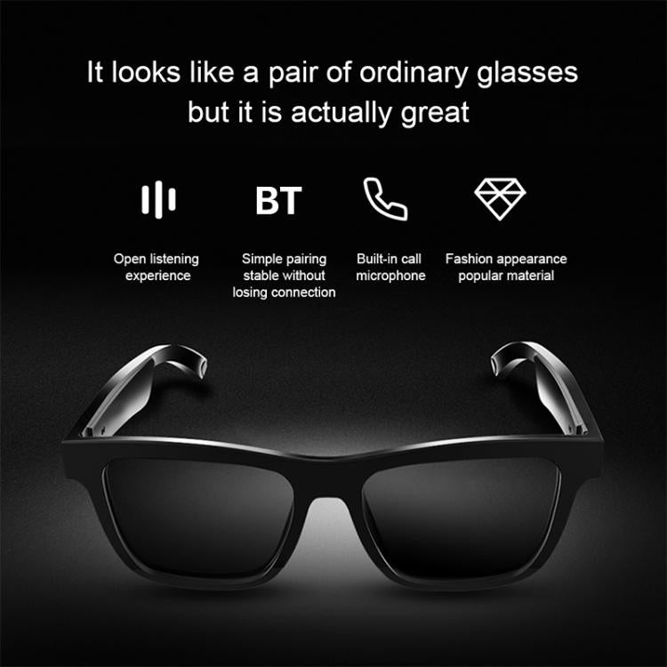E10 Pro Smart Audio Bluetooth Glasses, Style: AI Translation(Black) - free shipping - PMC TechLife - Order now!