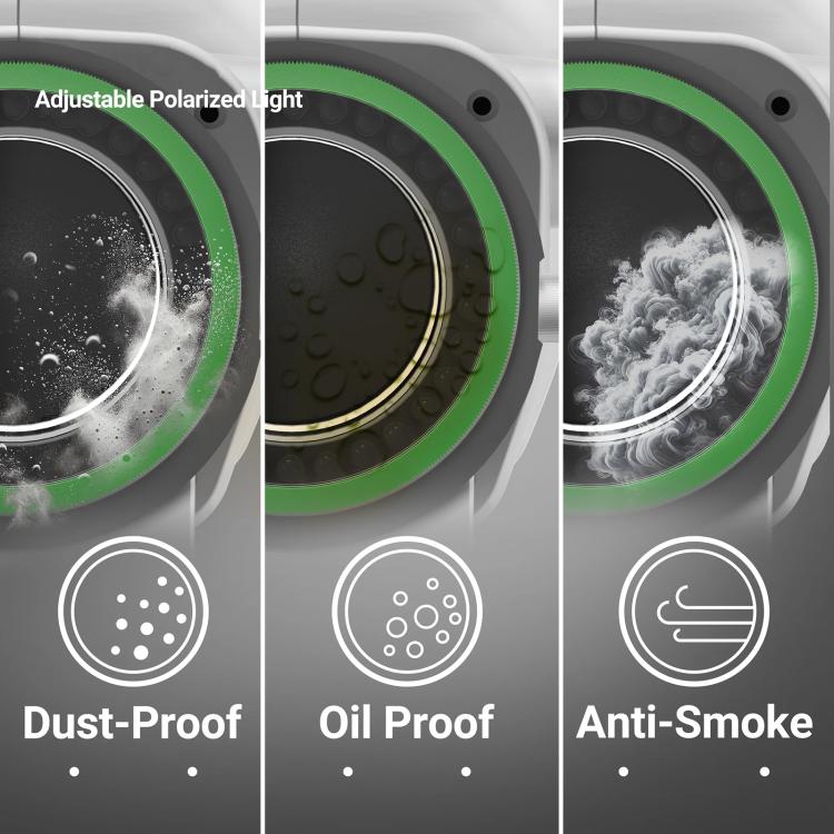 2UUL MS97 Dust-Proof / Oil Proof / Anti-Smoke Microscope Adjustable Polarized Light - free shipping - PMC TechLife - Order now!