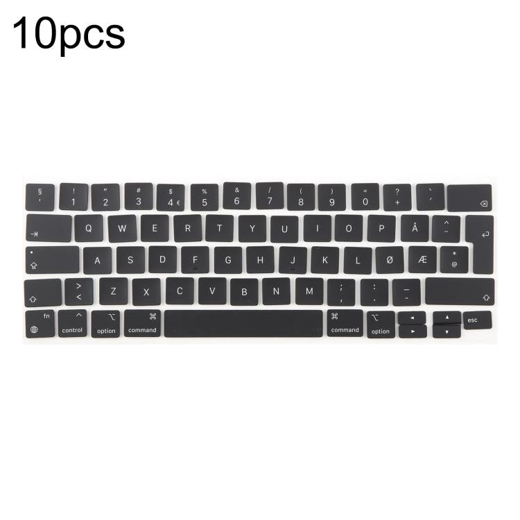 For MacBook A2251 A2289 A2238 A2338 10pcs UK Big Enter Version Keycaps, Language:Norway - free shipping - PMc TechLife - Order now!