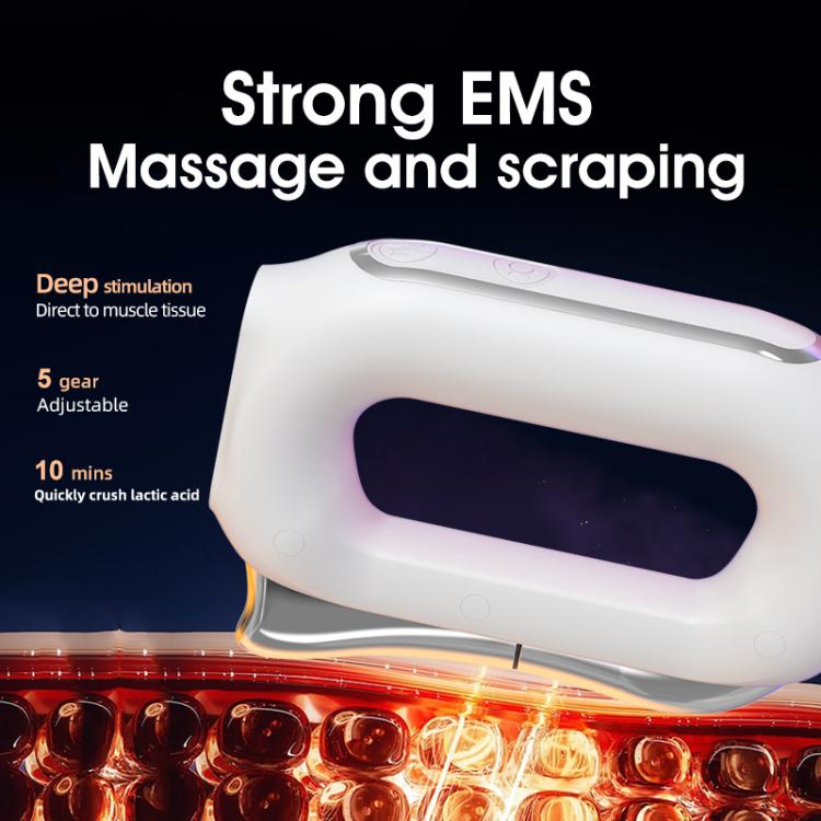 LSHOW Electric Heating EMS Meridian Dredge Fascia Knife(White) - free shipping - PMC TechLife - Order now!