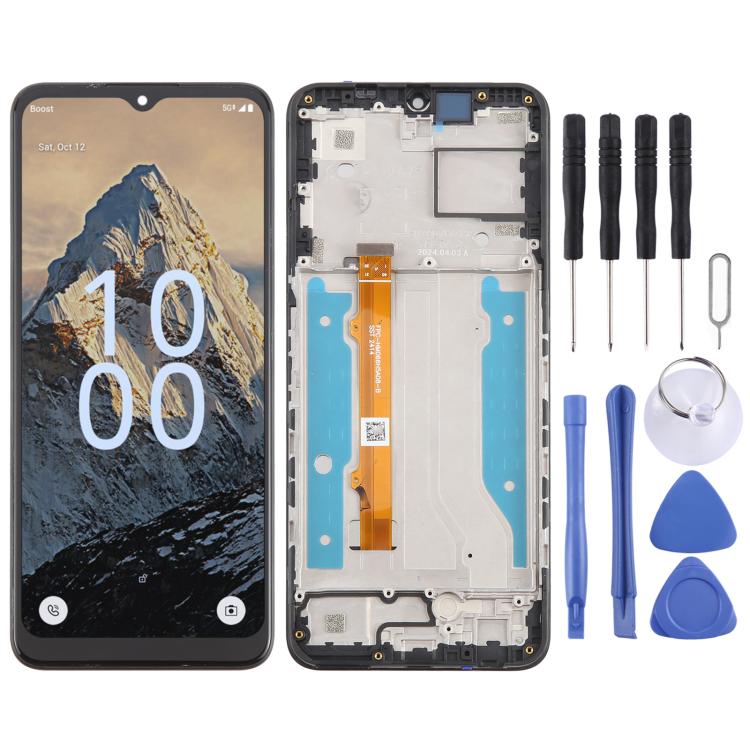 For Boost Summit 5G 2024 SN339D-SMT LCD Screen Digitizer Full Assembly with Frame(Black) - free shipping - PMC TechLife - Order now!