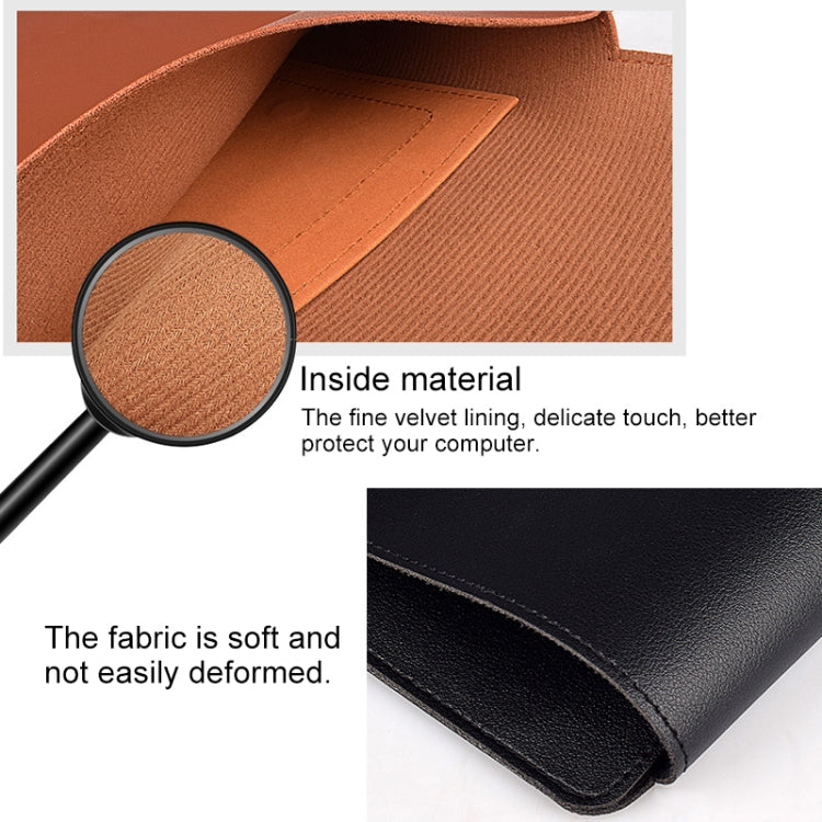 PU05 Sleeve Leather Case Carrying Bag for 14.1 inch Laptop(Green) - 14.1 inch by PMC Jewellery | Online Shopping South Africa | PMC Jewellery | Buy Now Pay Later Mobicred