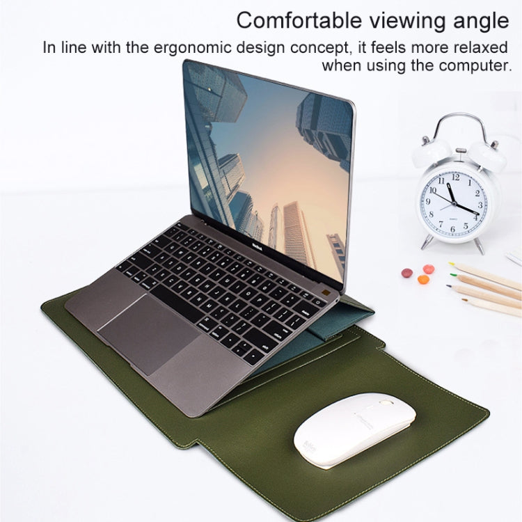 PU05 Sleeve Leather Case Carrying Bag for 15.4 inch Laptop(Black) - 15 inch by PMC Jewellery | Online Shopping South Africa | PMC Jewellery | Buy Now Pay Later Mobicred