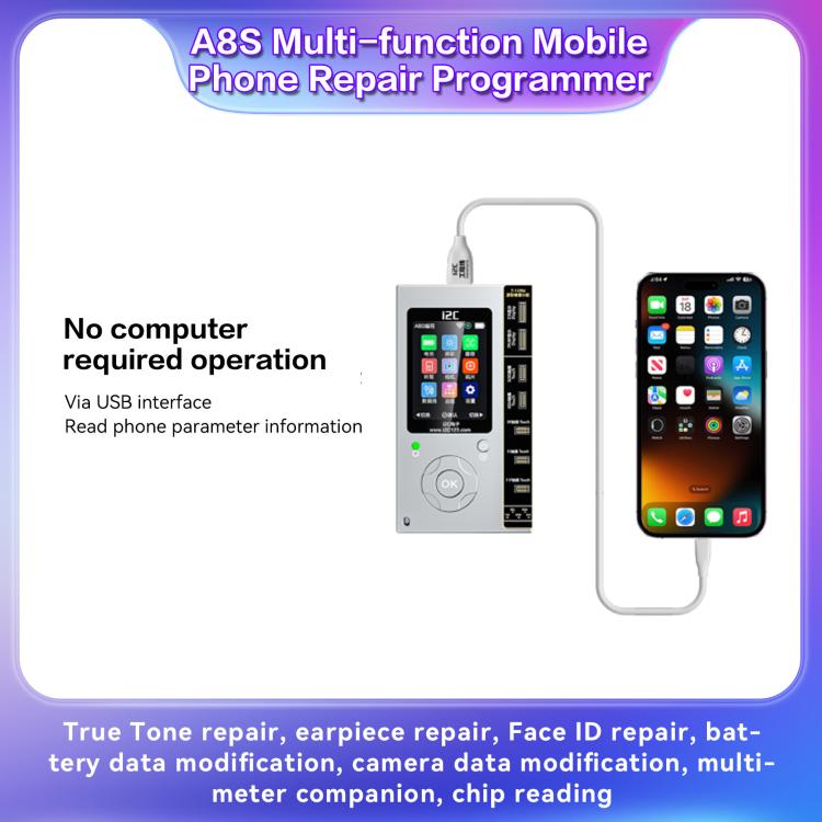 i2C A8S Multi-function Phone Repair Programmer, Model:Host - free shipping - PMC TechLife - Order now!