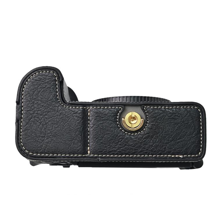 For Nikon Z6III Litchi Texture PU Leather Camera Half Case Base(Black) - free shipping - PMC TechLife - Order now!