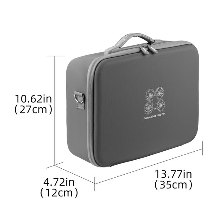 For DJI Flip BRDRC Drone Portable Case Single Shoulder Messenger Bag Handbag(Grey) - free shipping - PMC TechLife - Order now!