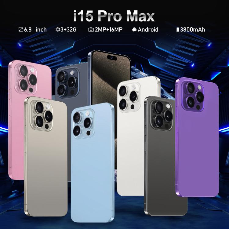 I16 Pro Max / VD1, 3GB+32GB, 6.8 inch Android 10 MTK6753 Octa Core, Network: 4G, Dual SIM, Plug:US Plug(Black) - free shipping - PMc TechLife - Order now!