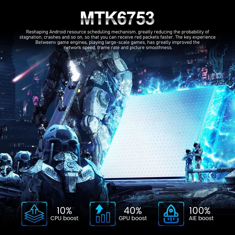 I16 Pro Max / VD1, 3GB+32GB, 6.8 inch Android 10 MTK6753 Octa Core, Network: 4G, Dual SIM, Plug:EU Plug(White) - free shipping - PMc TechLife - Order now!