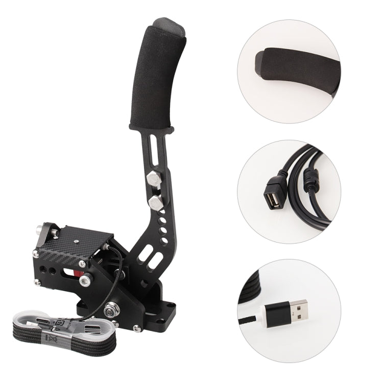 Universal USB Horizontal Drift Rally Racing Handbrake Lever Professional Gaming Peripherals for Racing Games G25/27/29 T500 - Brake System by PMC Jewellery | Online Shopping South Africa | PMC Jewellery | Buy Now Pay Later Mobicred